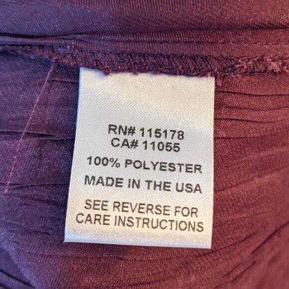 Nwt Komarov | Charmeuse Occasion Dress in Aubergine - Picture 8 of 9